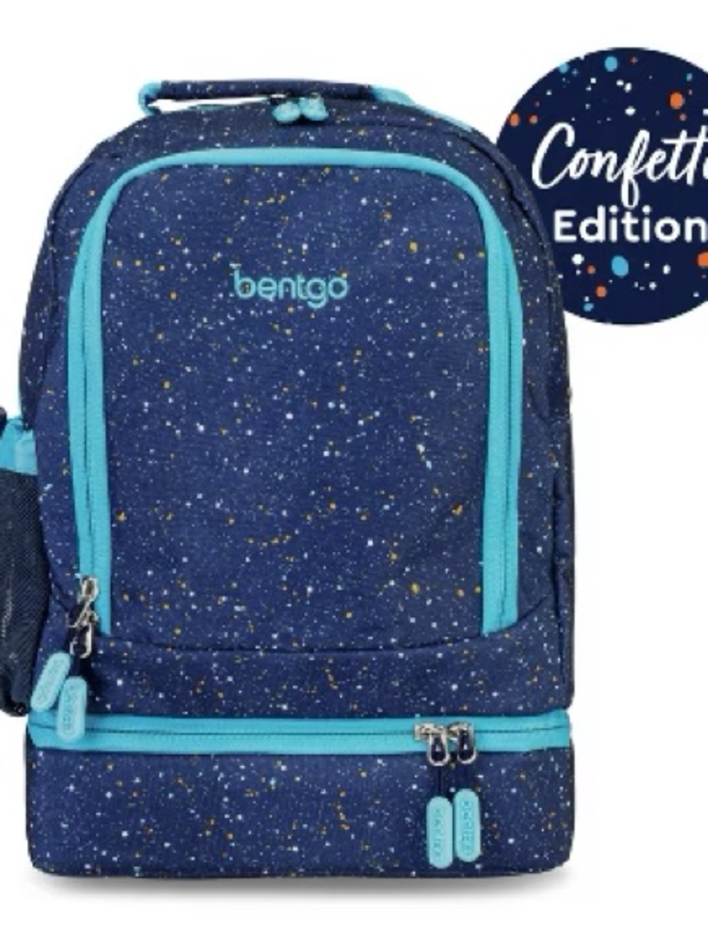Bentgo Kids Backpack Navy Blue Galaxy Space Print Lunch Compartment NWT